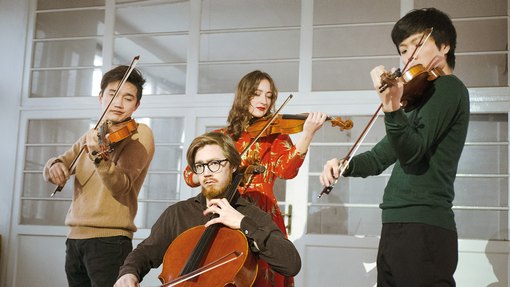 Debüt goes Schule: Simply Quartet